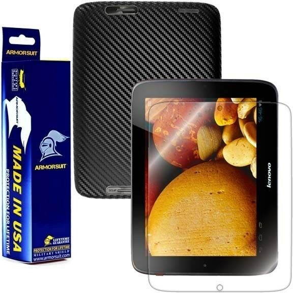 ArmorSuit MilitaryShield Lenovo IdeaTab S2109 / S2 Screen + Black Carbon Skin