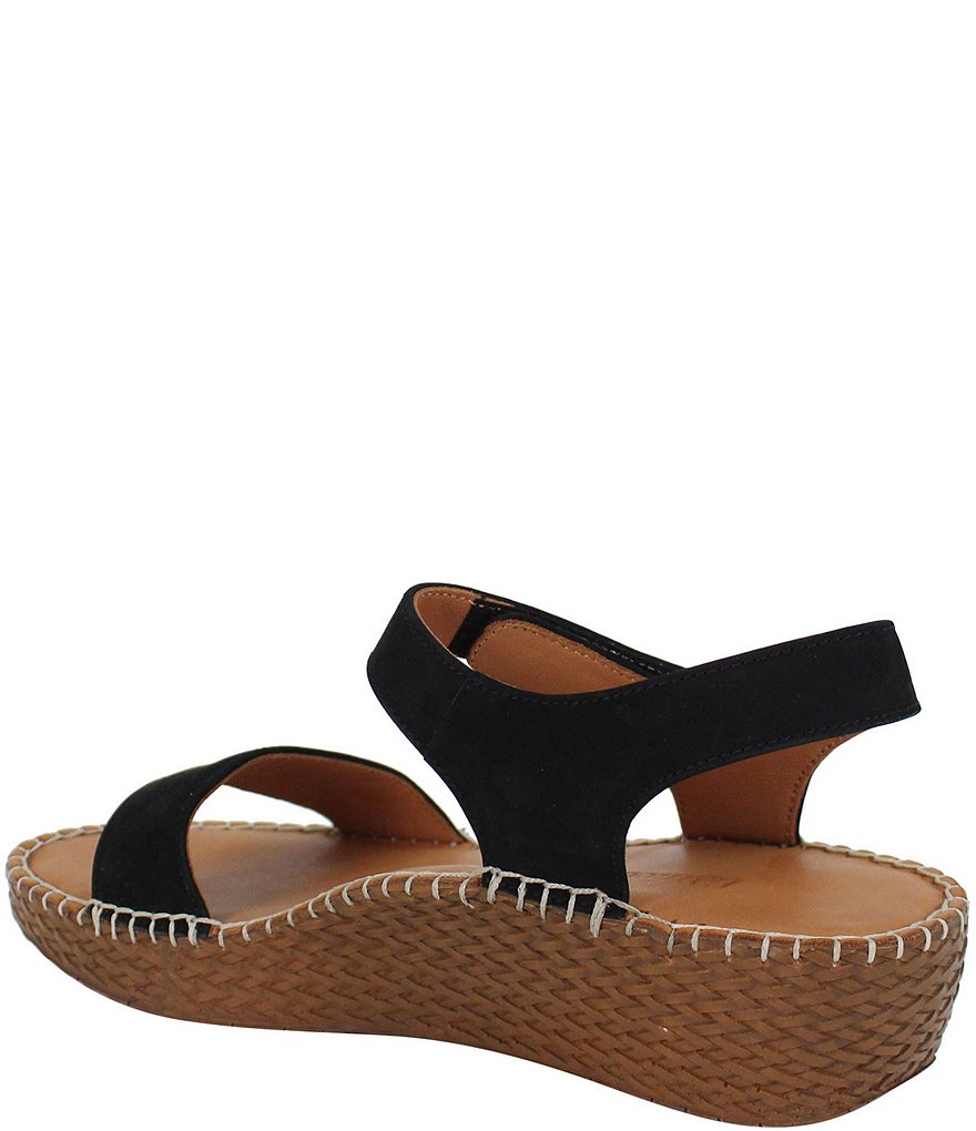 L'Amour Des Pieds Yanis Suede Espadrille Wedge Sandals
