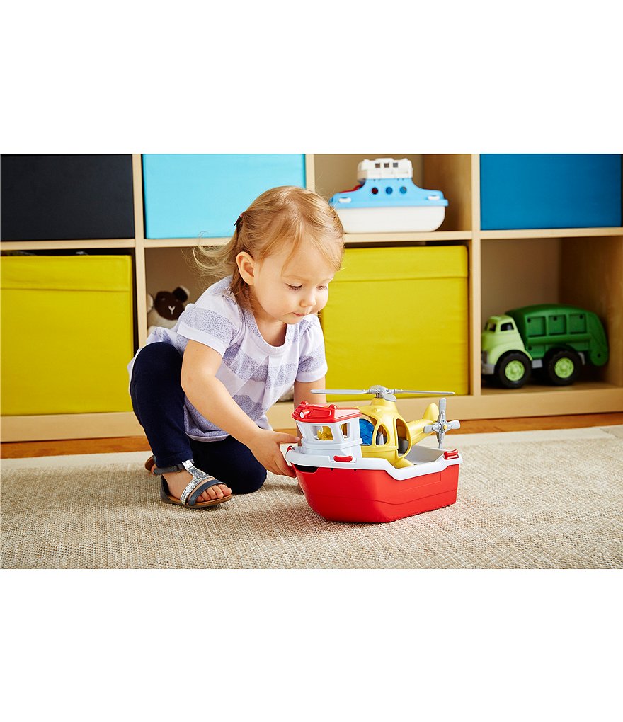 Green Toys Ferry Boat with Mini Cars Pool Toy