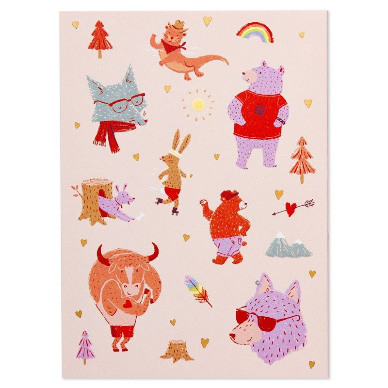 Valentine's Day Cards Wild Animals