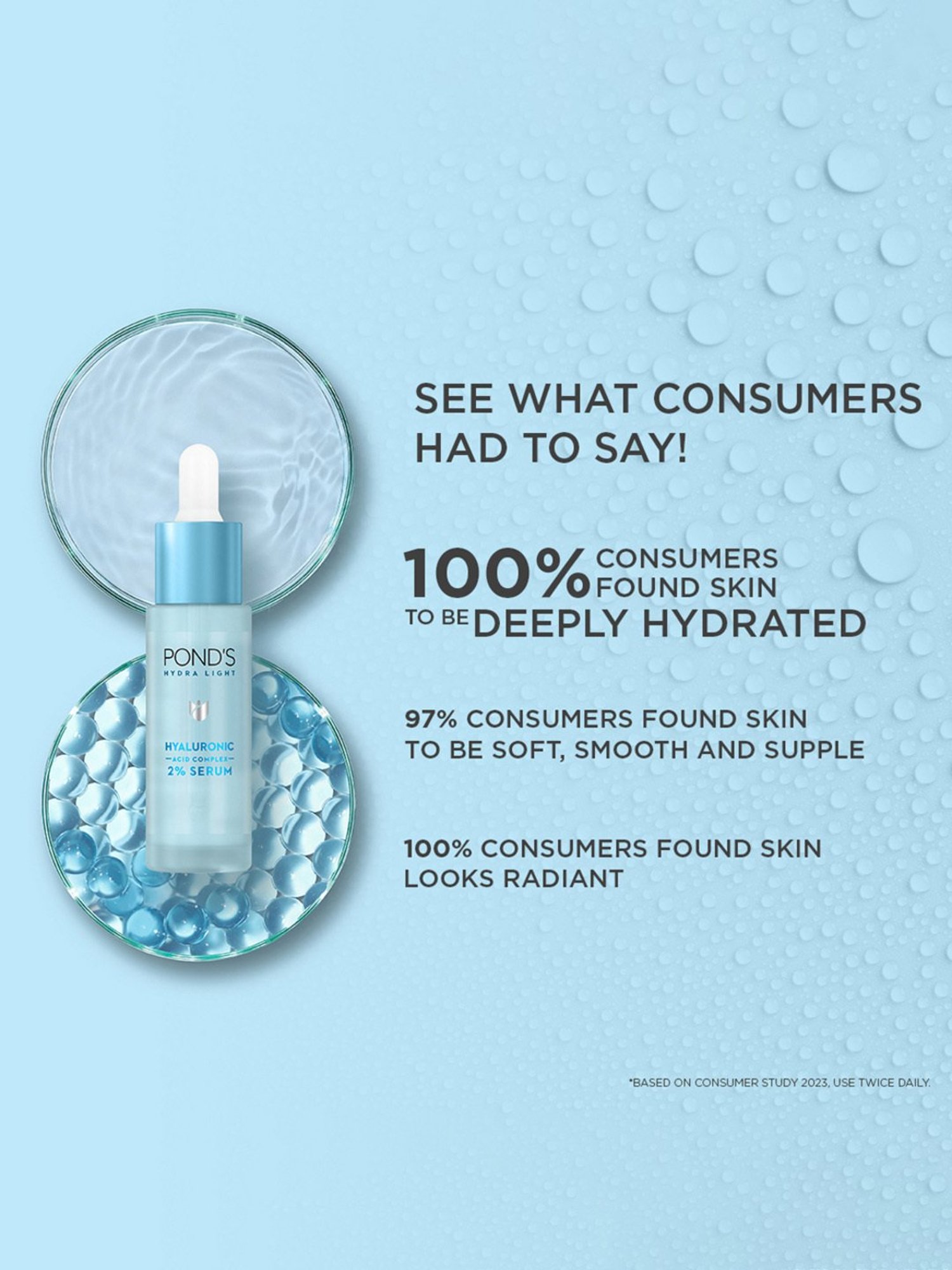 Pond's Hydra Light Hyaluronic Acid Complex 2% Serum - 28 ml