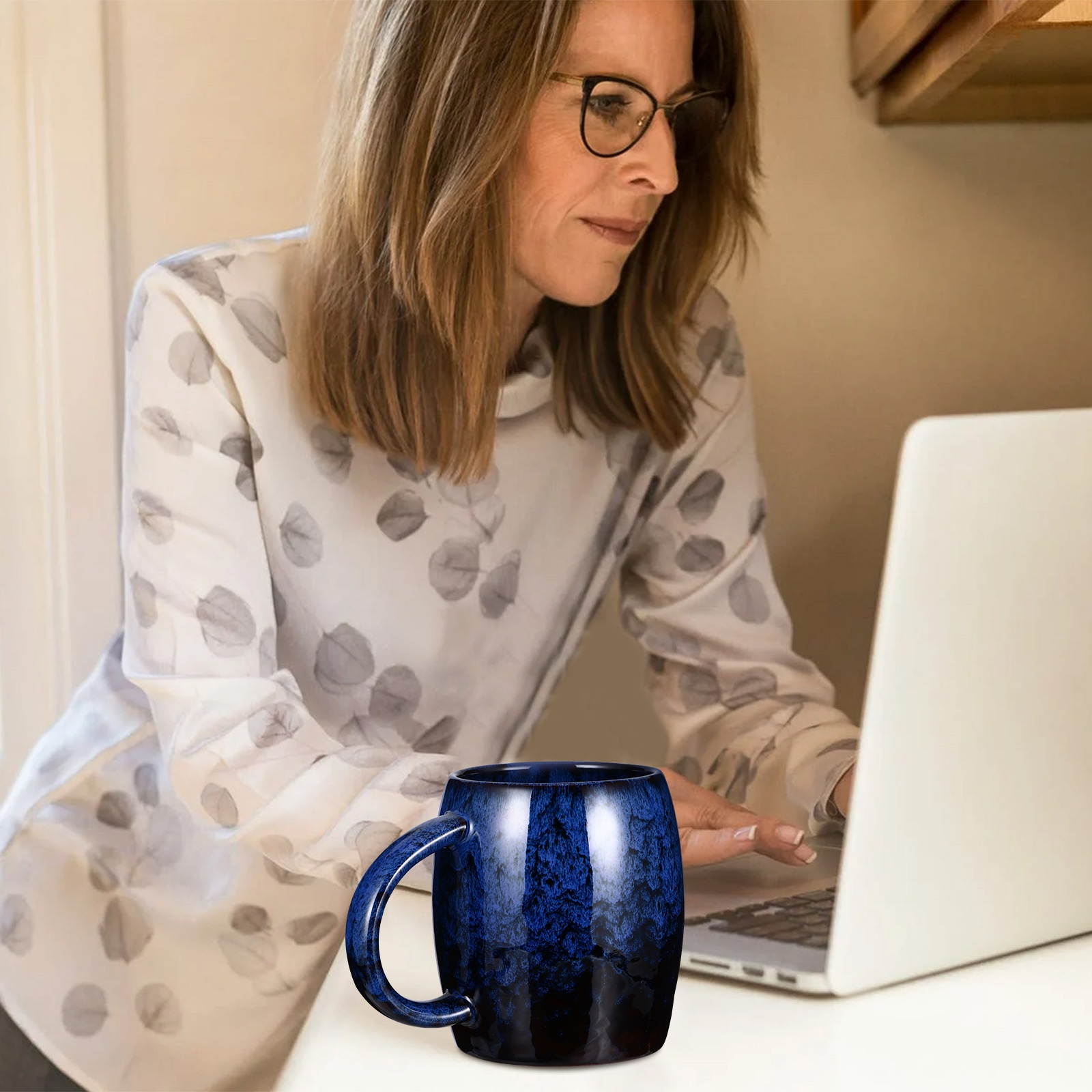 Retro Water Mug Practical Office Ceramic Cup Household Coffee Cup Water Cup