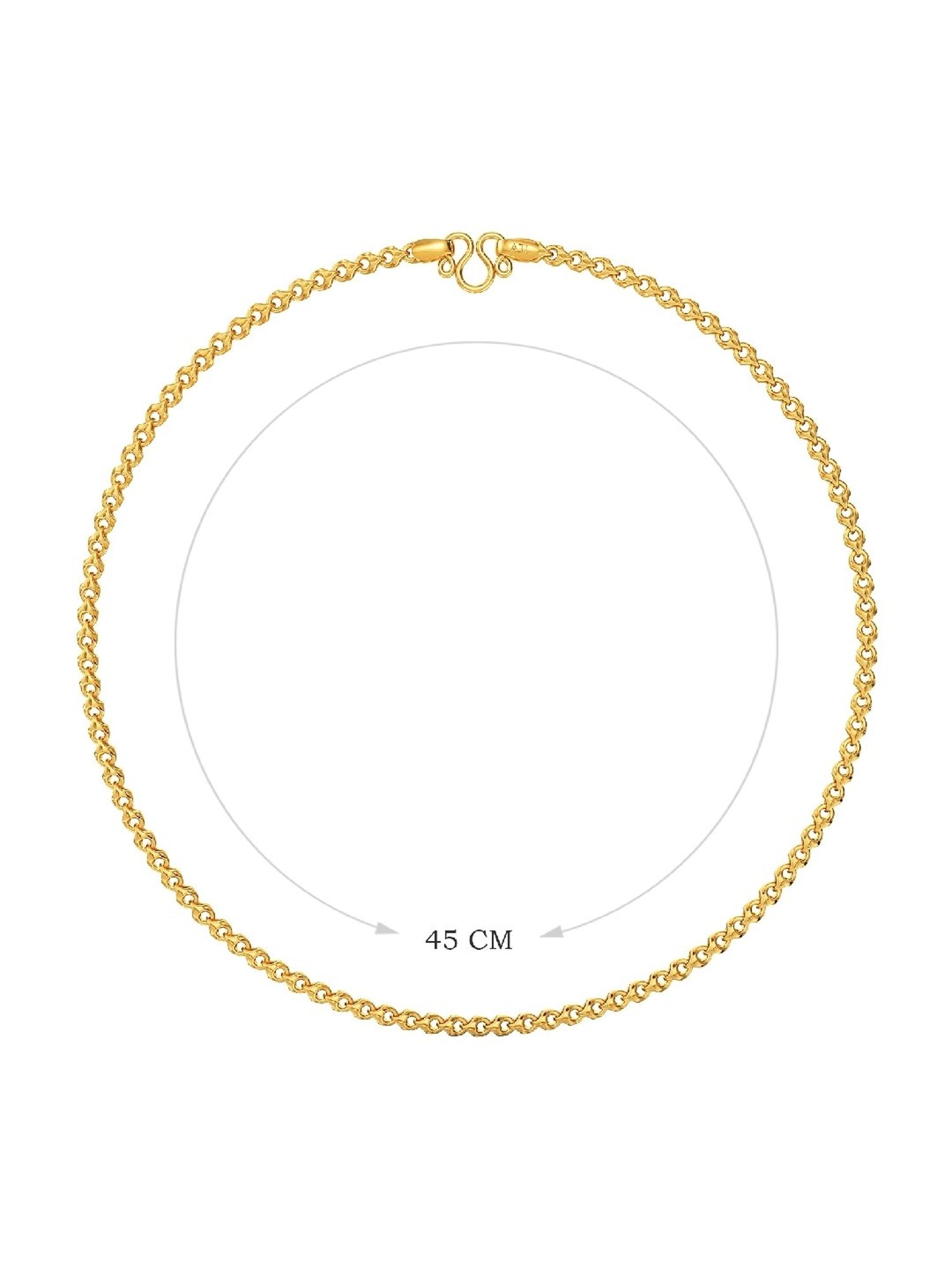Joyalukkas 22k (916) Yellow Gold Grandiose Gold Chain for Women