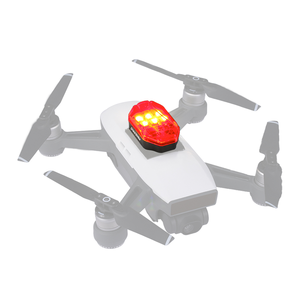 ulanzi DR-01 Mini Drone Strobe Light 3 Lights Color(White/Red/Green) 9 Lignting Modes Lightweight Built-in Rechargeable Battery Anti-collision