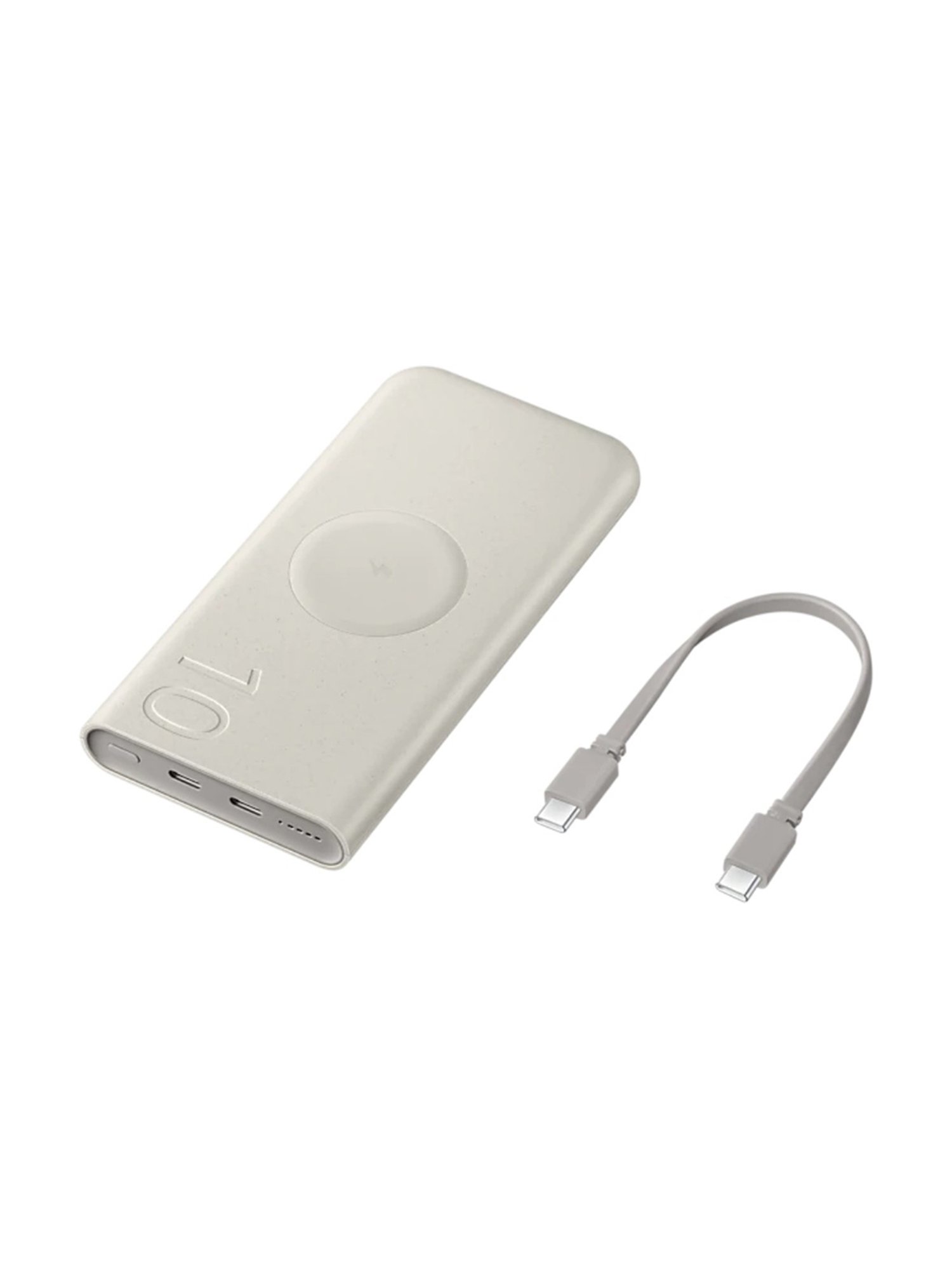 Samsung EB-U2510XUEGIN 10000 mAh Wireless Power Bank (White)