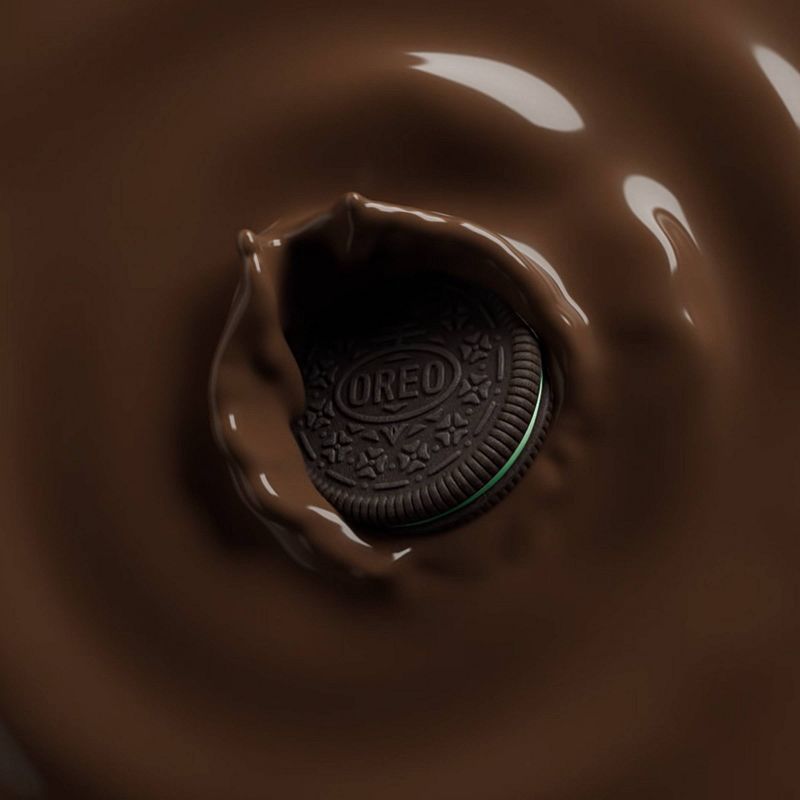 Oreo Fudge Covered Mint Creme  Chocolate Sandwich Cookies - 9.9oz