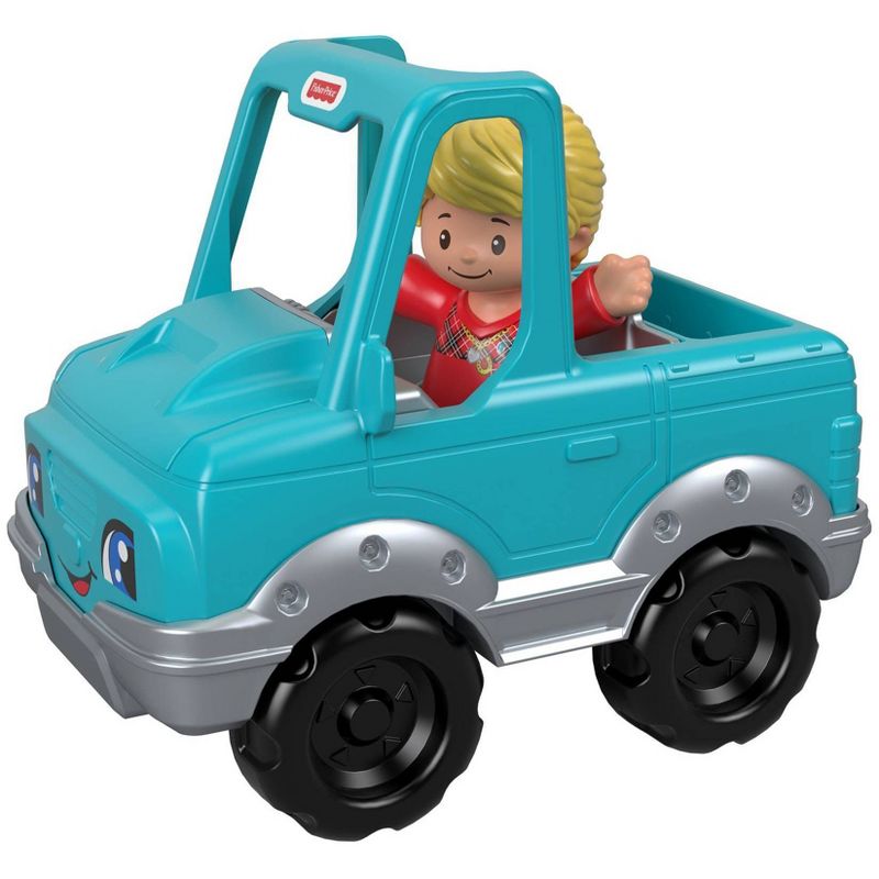 Fisher-Price Little People Help a Friend Pick Up Truck - Blue