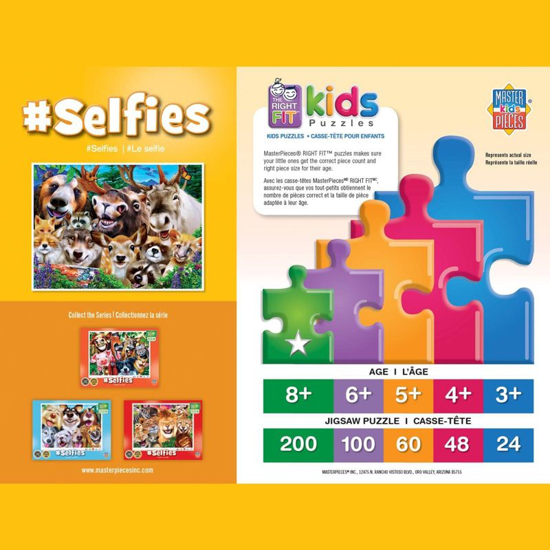 MasterPieces Inc Selfies Woodland Wackiness 200 Piece Jigsaw Puzzle