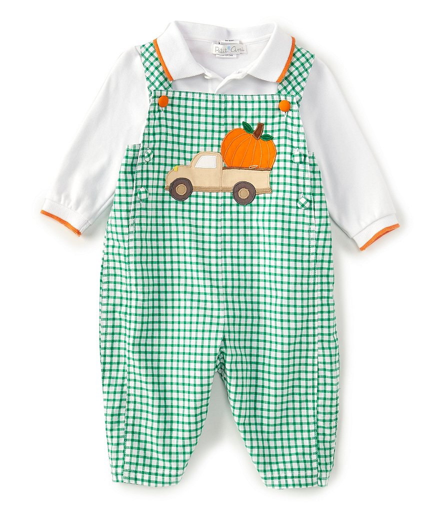 Tommy Hilfiger Baby Boys 12-24 Months Short-Sleeve Striped Polo Shirt & Microsueded Twill Shorts Set