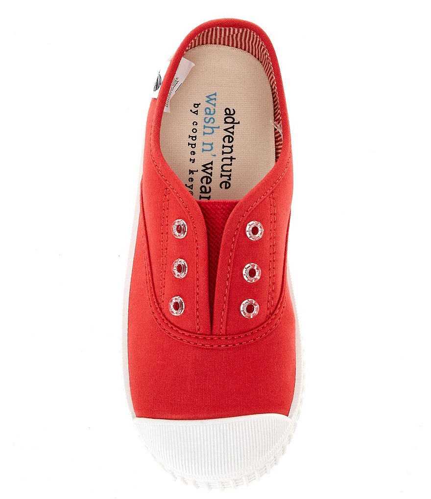 Copper Key Adventure Wear Kids' Budeee-A Washable Eyelet Sneaker (Toddler)
