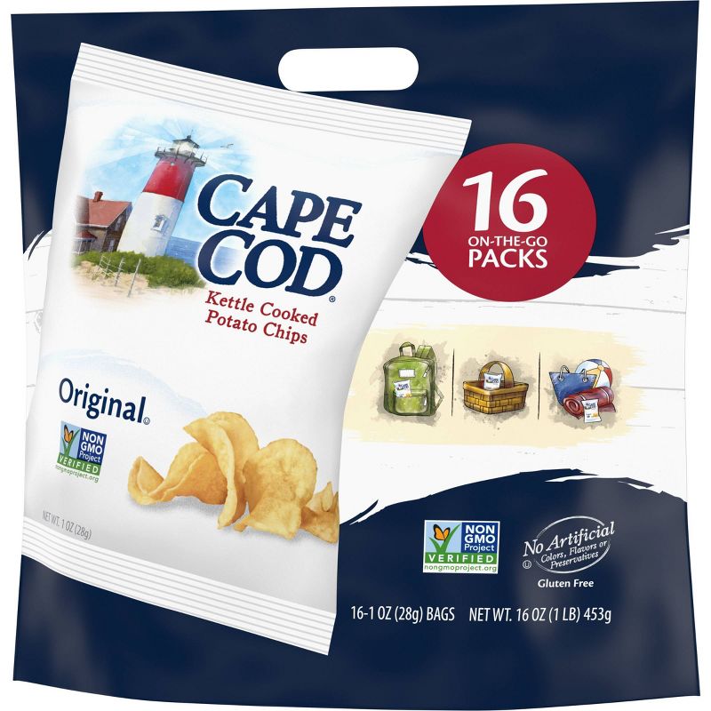 Cape Cod Original Potato Chips Multipack - 16oz