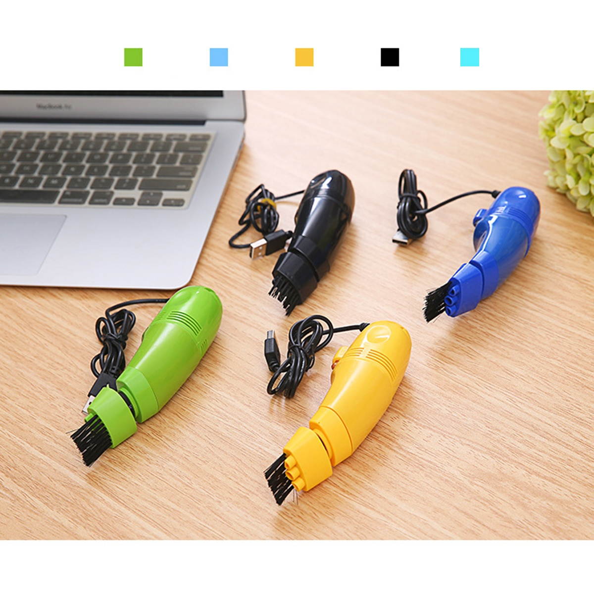 USB Computer keyboard Vacuum Cleaner Mini Desktop Dust Sweeper Collector Handheld Table Cleaning Tool for Office Car Home Pet House