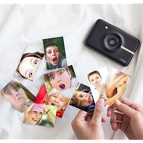 Snap Instant Digital Camera Black with ZINK Zero Ink Printing Technology