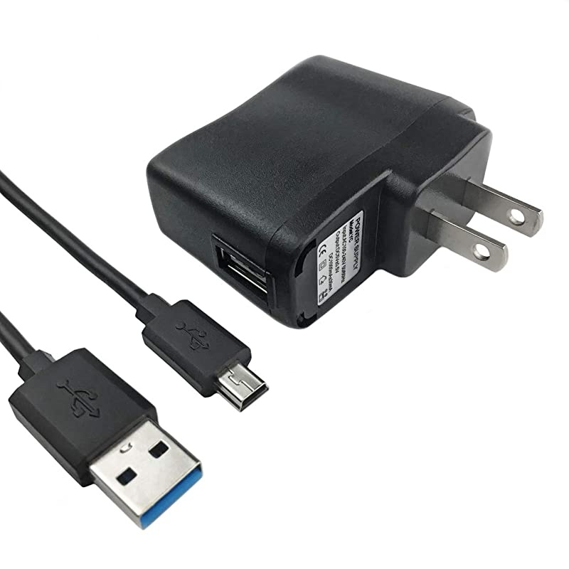 Charge Power Cable Cord with Power Adapter Set for Texas Instruments TINspire TI Nspire CX TI Nspire CX CAS TI Touchpads TI 84 Plus C TI 84 Plus C Silver Edition Graphing Calculators