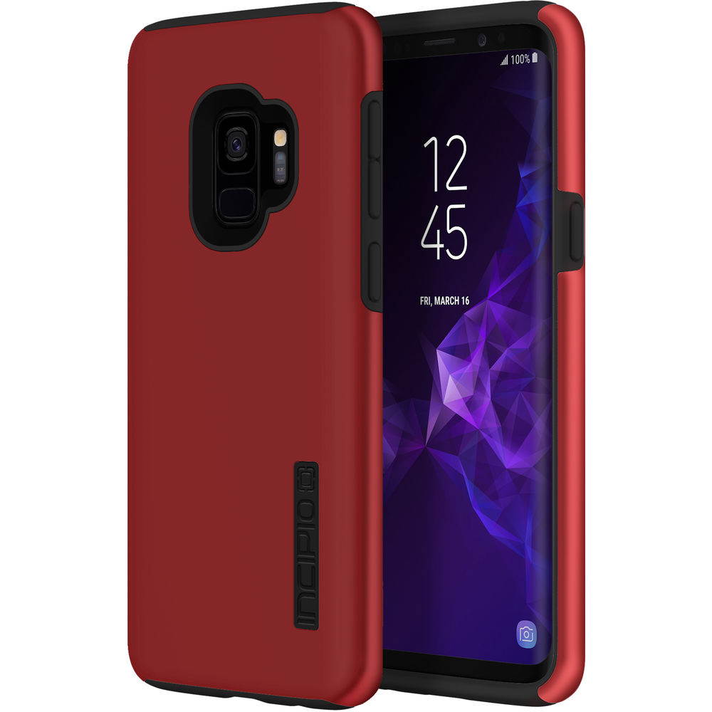 SAMSUNG GALAXY S9 INCIPIO DUALPRO CASE-IRIDESCENT RED/BLACK