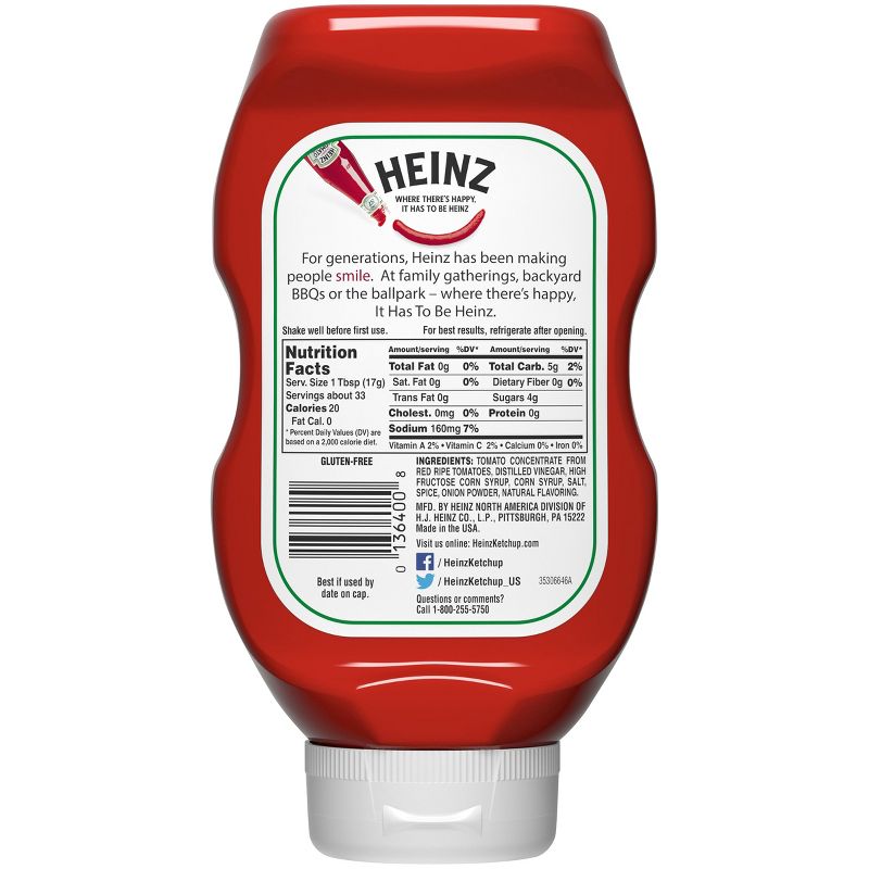 Heinz Squeeze Tomato Ketchup - 20oz