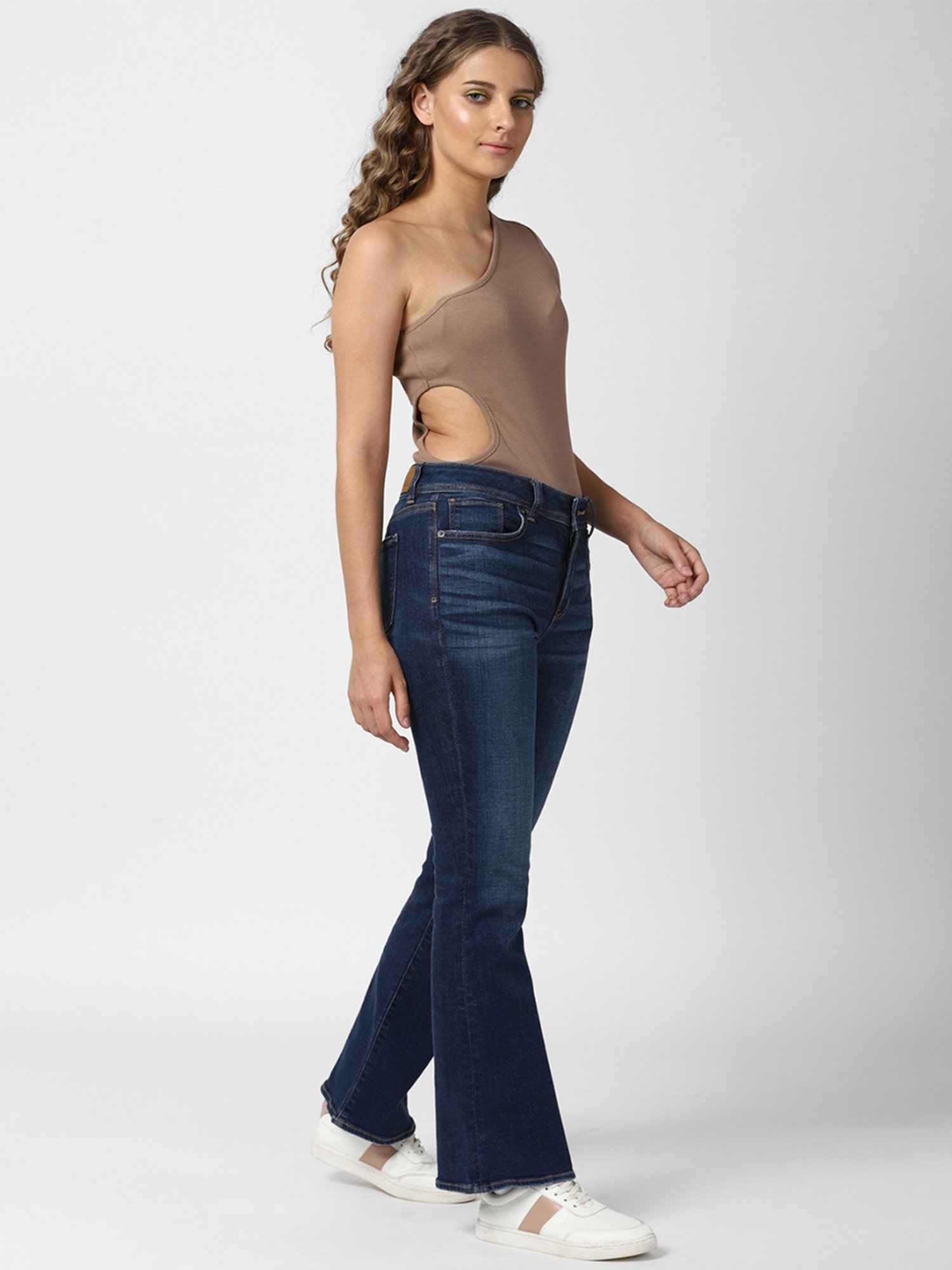 Forever 21 Tan Regular Fit Top