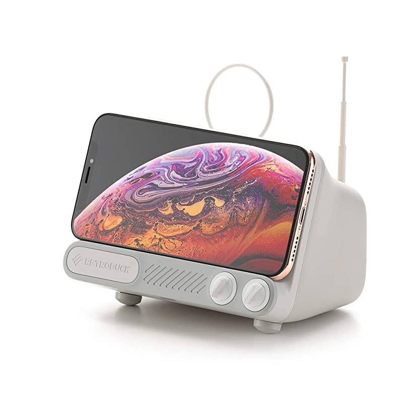 Q, [Qi Certified] 10W Fast Charge Wireless Charging Dock-Fast Wireless Charger for iPhone Xs, XS Max, XR, X, 8, 8 Plus, 11, 11 pro, SE 2020 (Compatible w/Samsung, LG, Sony, More) Carmine Red