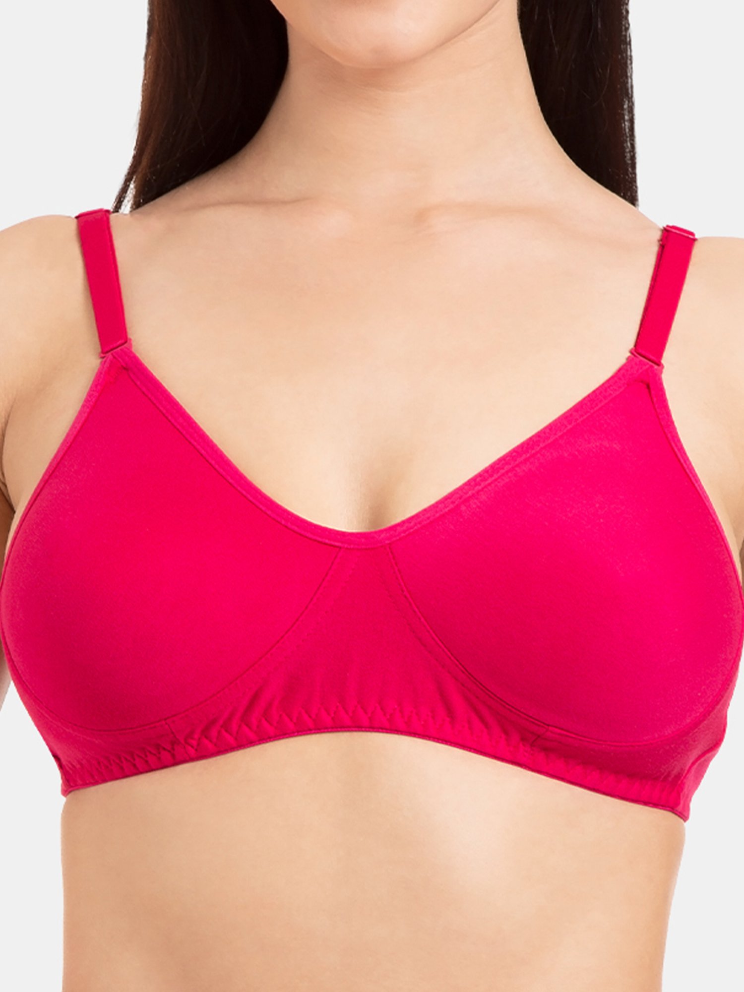 Tweens Dark Pink Non Wired Non Padded T-Shirt Bra
