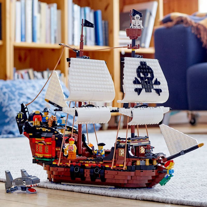 LEGO Creator 3in1 Pirate Ship Toy Model Building Kit Playset 31109