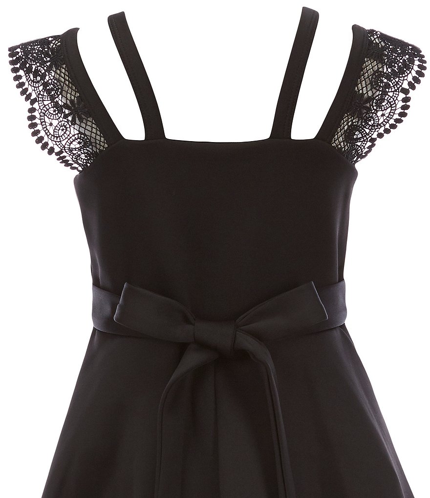 Honey and Rosie Big Girls 7-16 Lace Tiered A-Line Dress