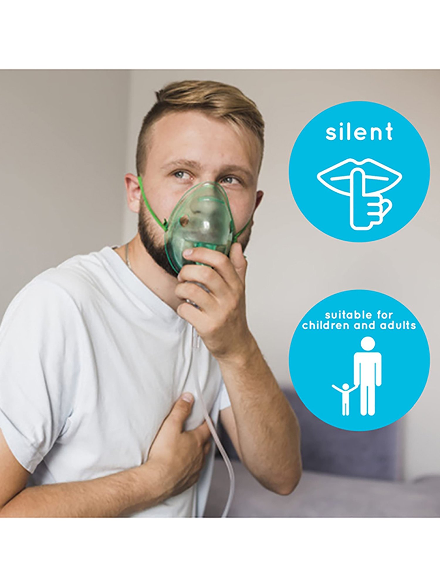 iGRiD IG1610N Electric Asthma Nebulizer (White)