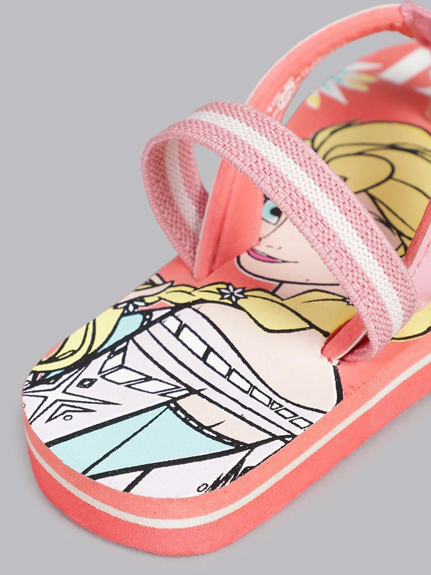 Passion Petals Kids Pink Sling Back Clogs