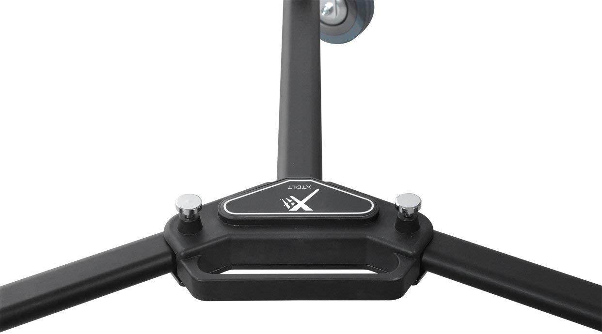 Xit XTDLT Elite Series Professional Universal Tripod Dolly with One Step Easy Lock and Locking Wheels (Black)