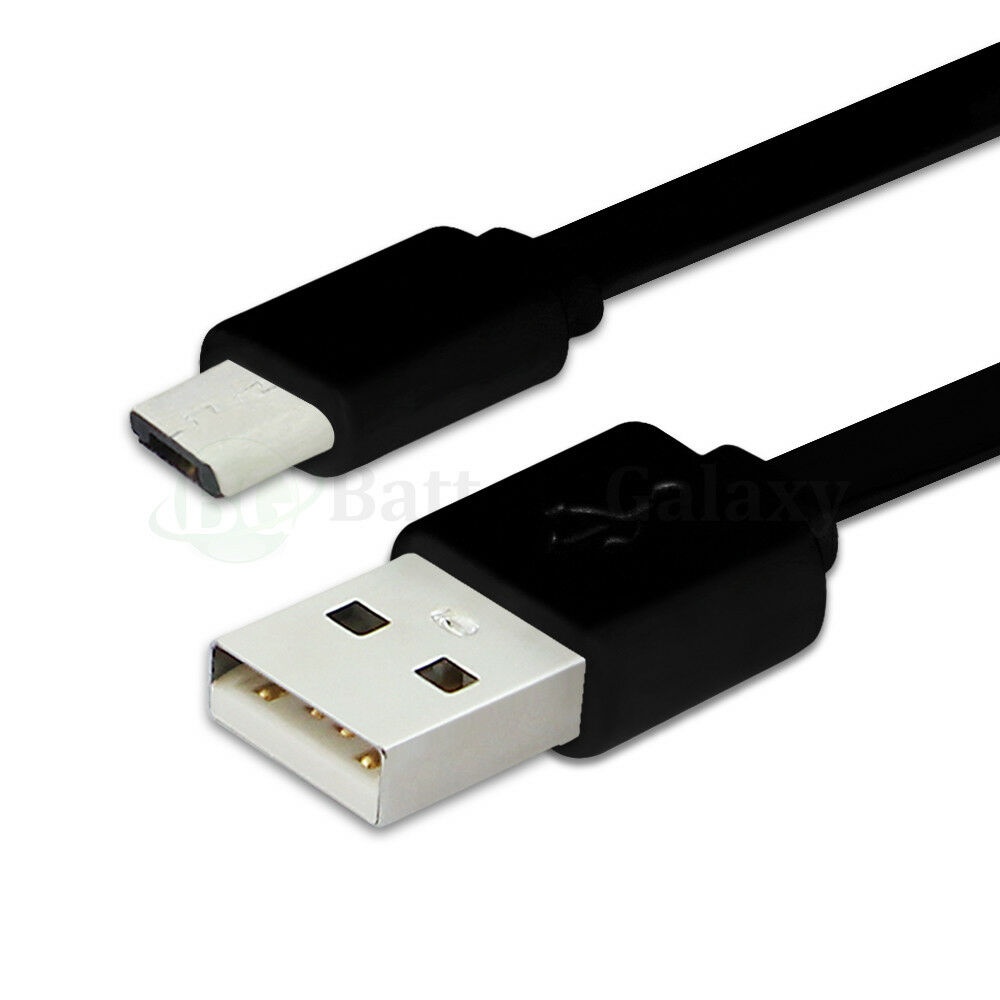 1-100 Lot Micro USB Flat Noodle Cable for  Galaxy S S2 S3 S4 S5 S6 S7