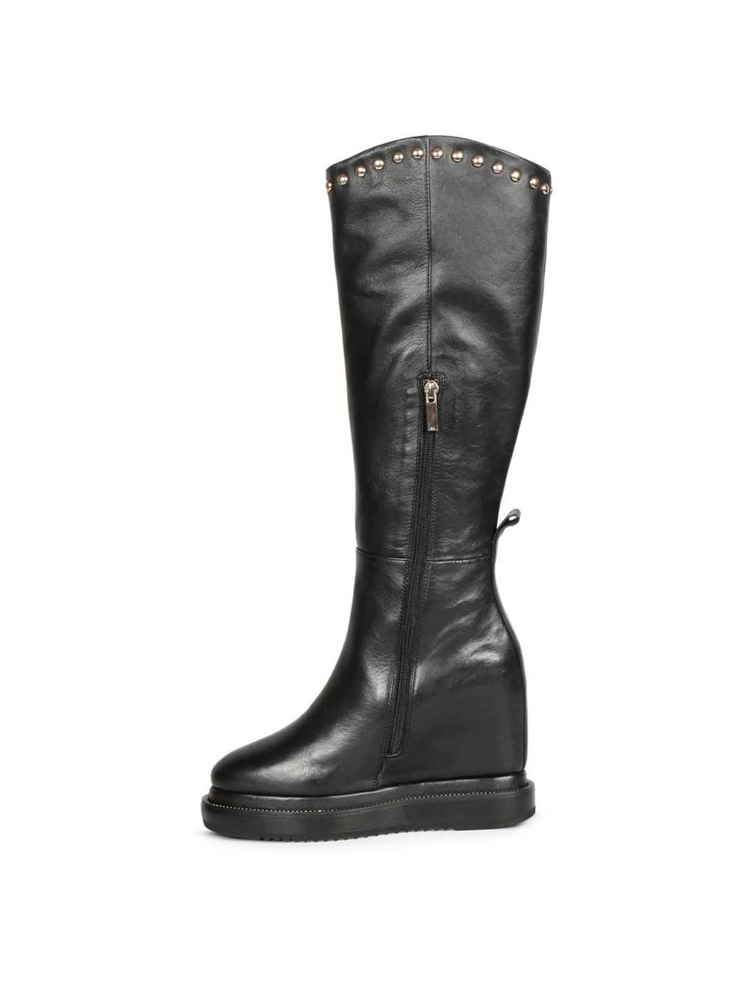 Saint G Women's ADELMO Black Wedge Booties