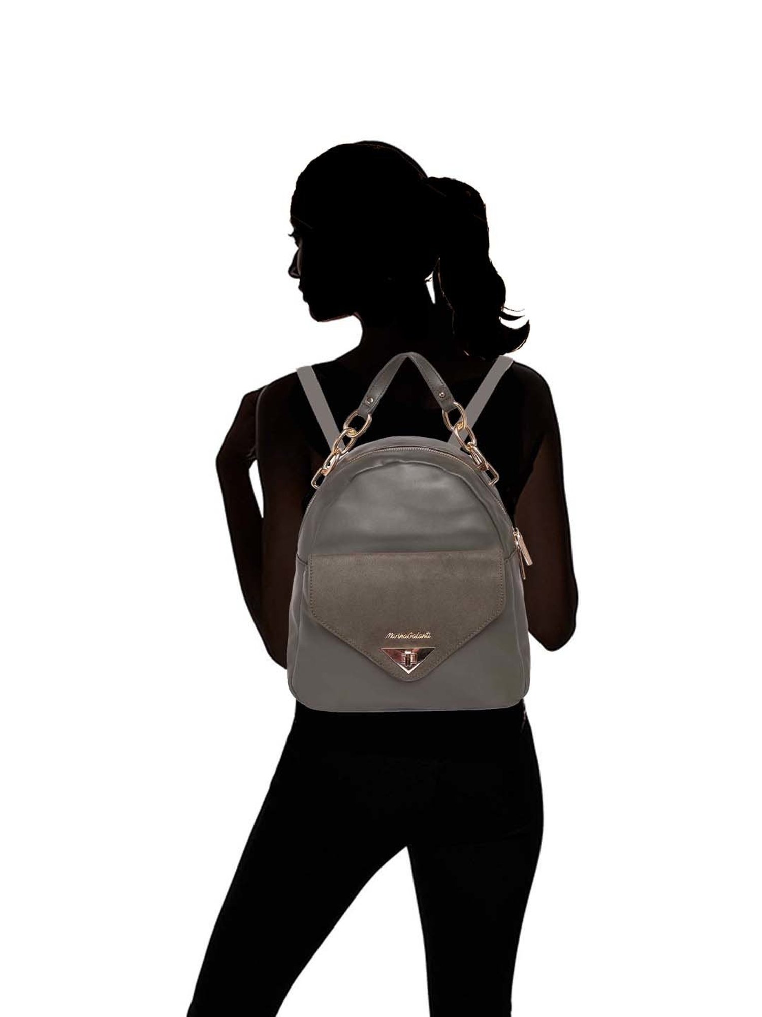 Tohl Fenwick Black Leather Medium Backpack