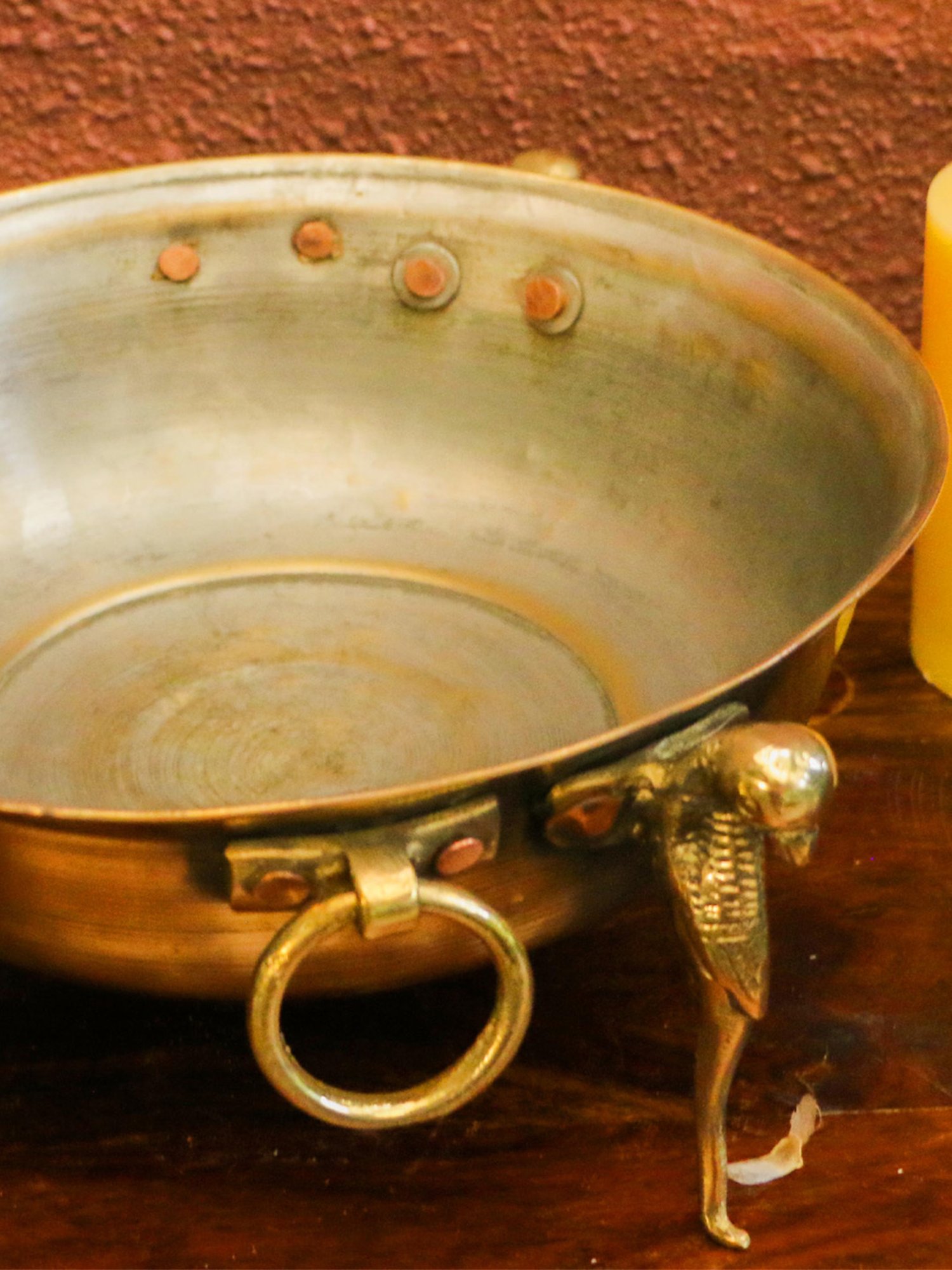 Ambi Vintage Water Container On Engraved Legs