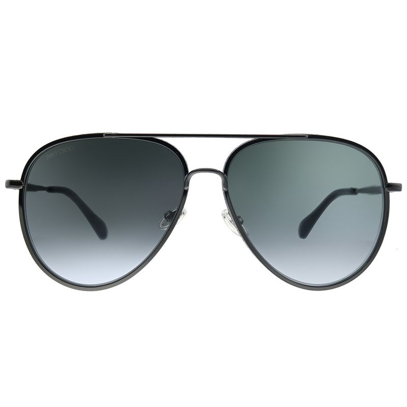 Jimmy Choo Triny/S 807 Womens Aviator Sunglasses Black 59mm