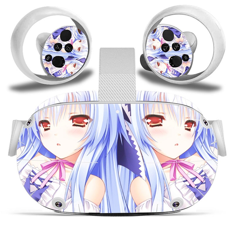 2 Pairs Oculus Quest 2 Elite Washable Silicone Handle Protective Cover