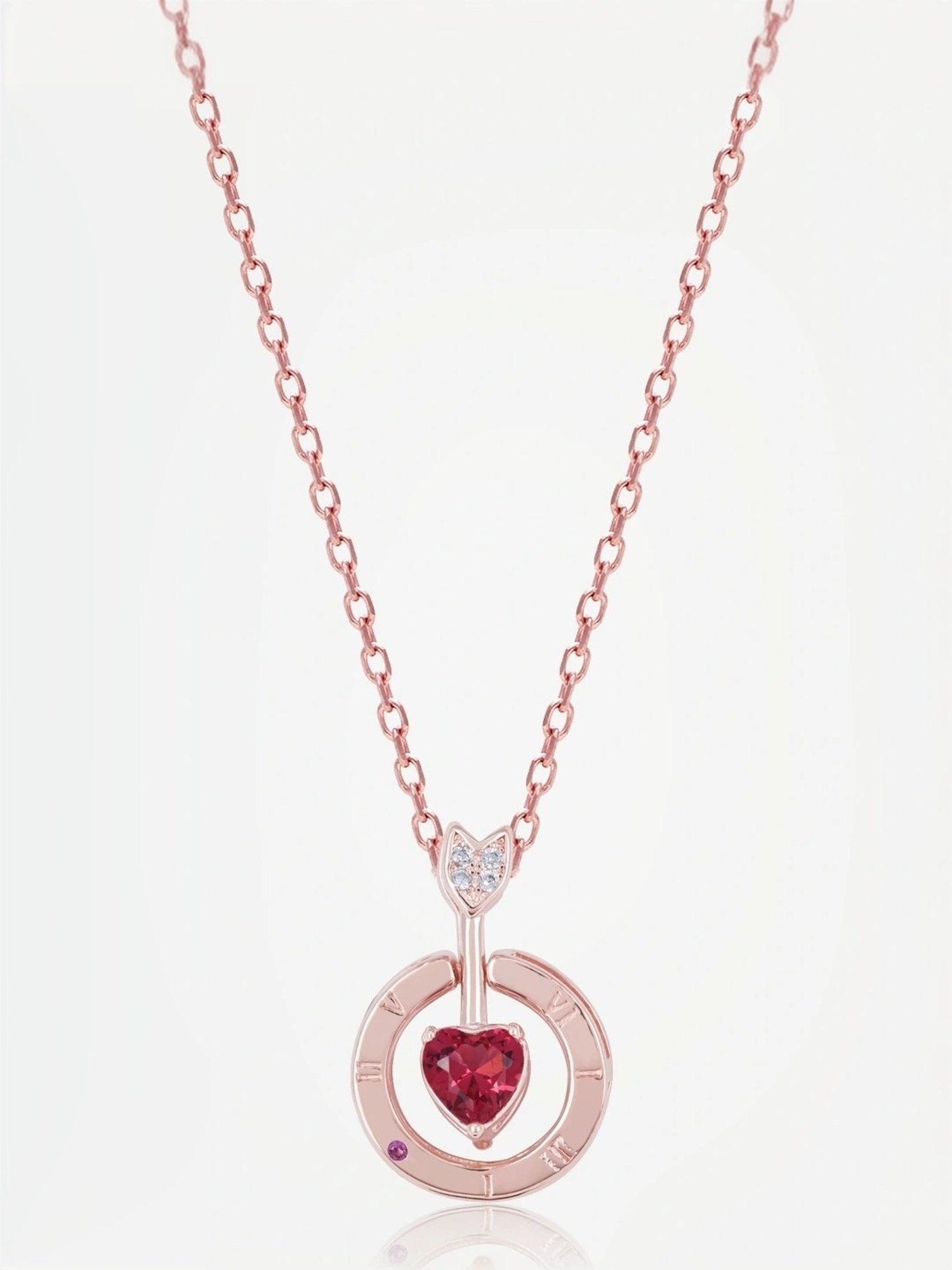 GIVA 92.5 Sterling Silver Double Infinity Love Necklace for Women