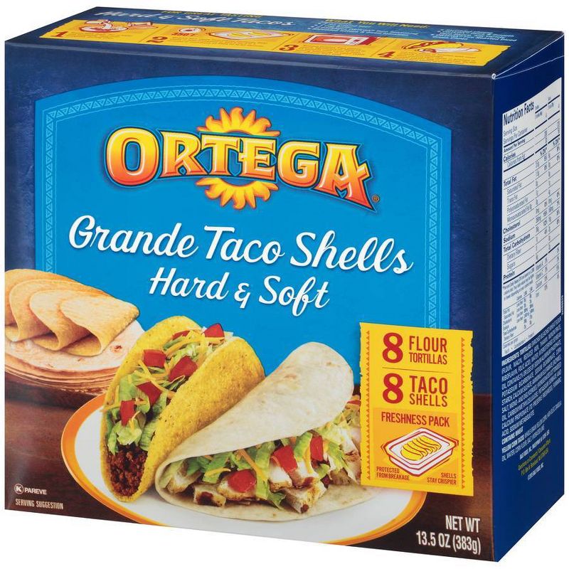 Ortega Hard & Soft Taco Grande Dinner Kit - 21.3oz