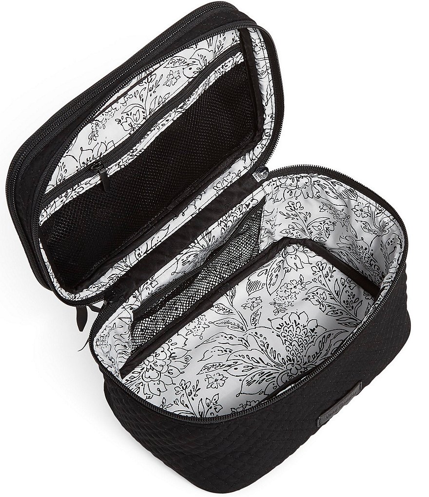 Vera Bradley Microfiber Collection Brush Up Cosmetic Bag