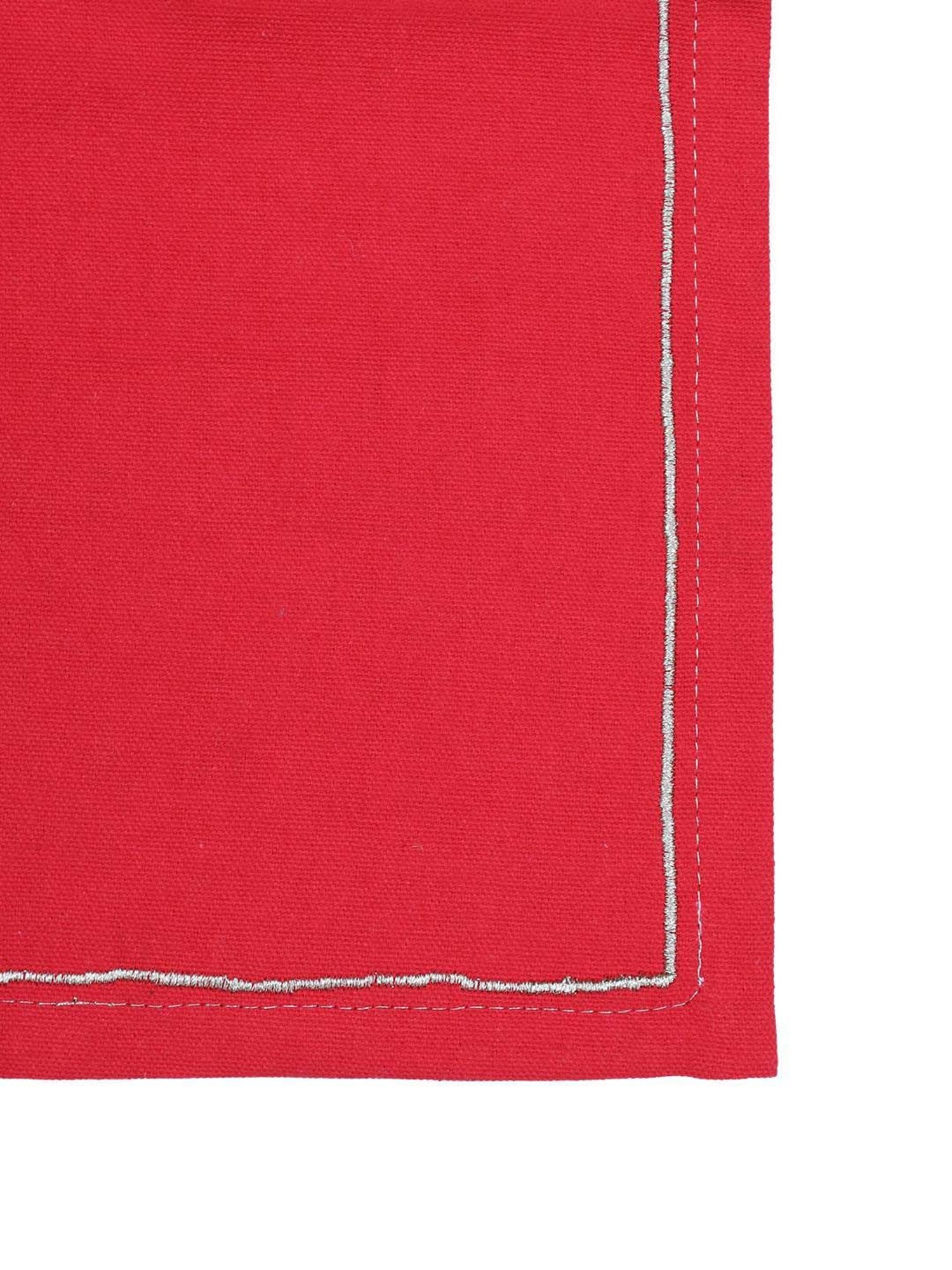 House This Holly Red Cotton Napkins - Set of 2