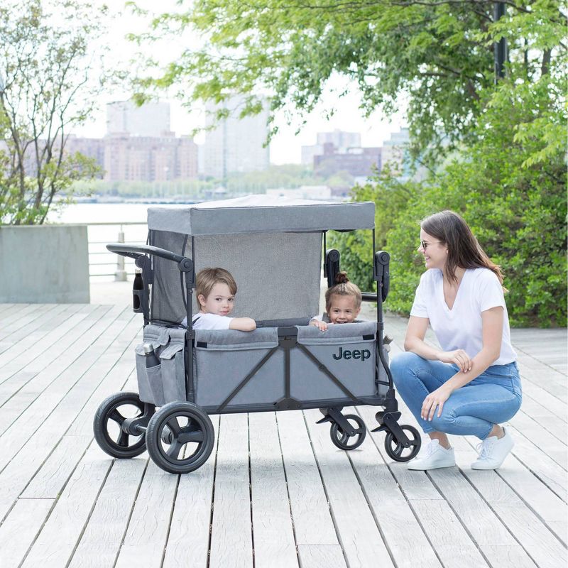 Larktale Caravan Stroller Wagon Chassis - Mornington Gray