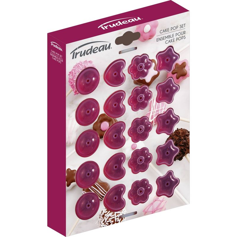 Trudeau Cake Pops 20ct 4 Shapes
