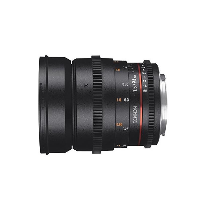 Rokinon 24mm T1.5 Cine Wide Angle Lens for Canon EF Mount #DS24M-C