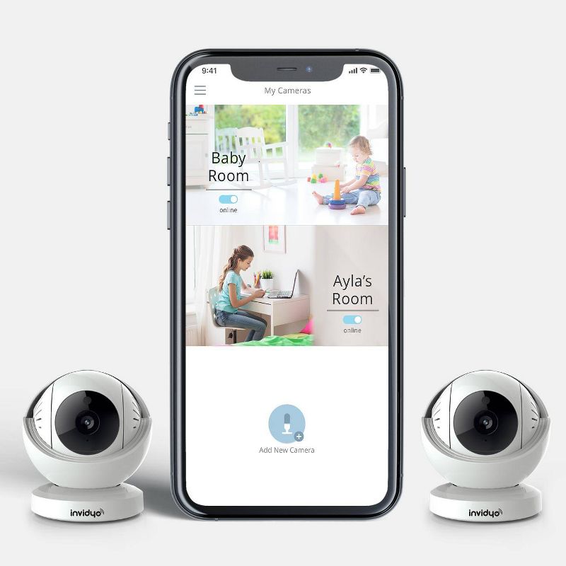 Invidyo World's Smartest Video Baby Monitor - 2pk