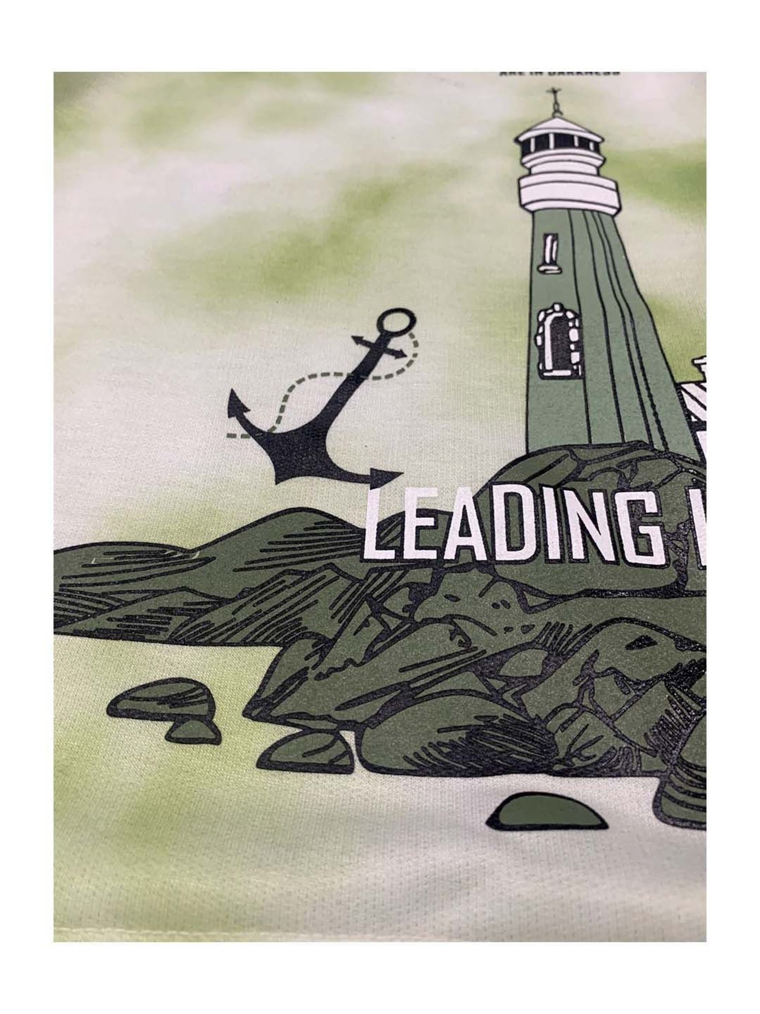 Cavio Boys Green & White Cotton Printed T-Shirt