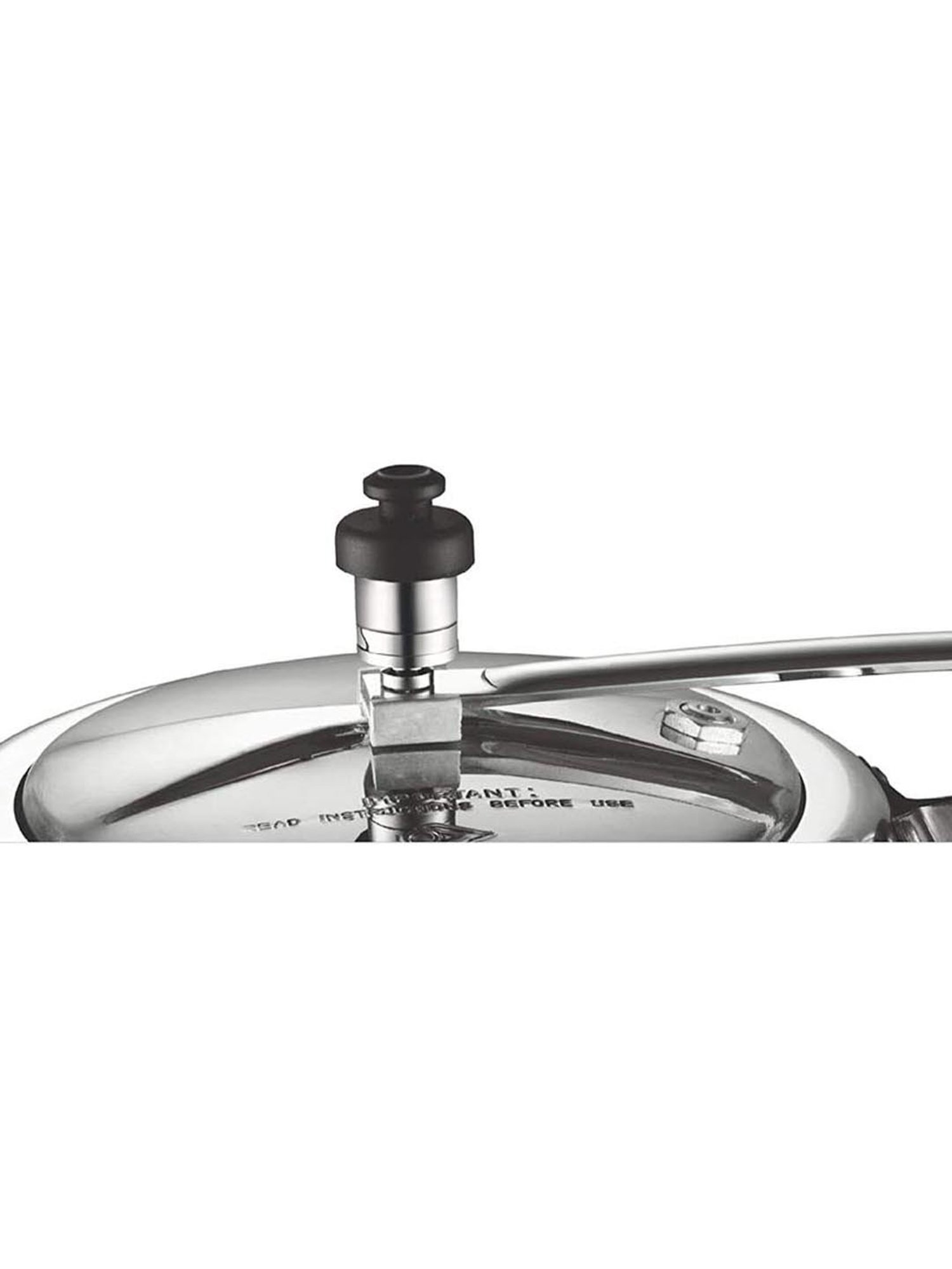 Borosil Silver Aluminium Pressure Cooker (5 L)