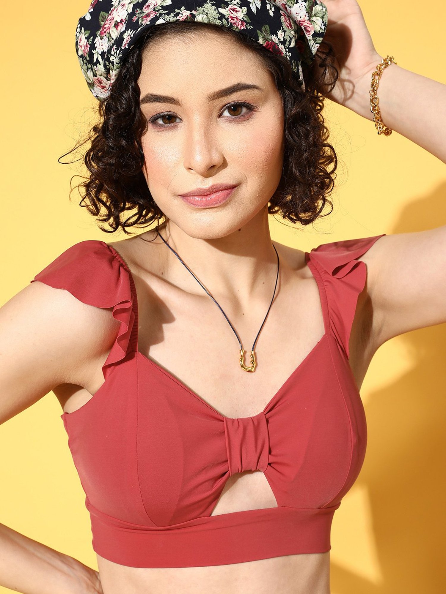 Da Intimo Red Full Coverage Bralette