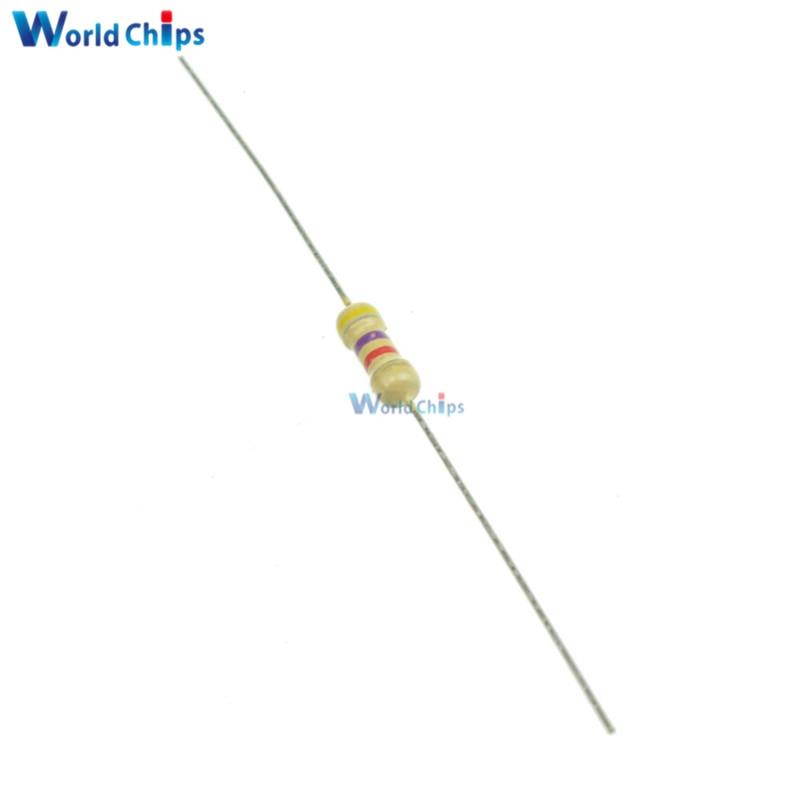 1000PCS 4.7K 4K7 Ohms 0.25W 1/4W 5% Carbon Film Resistors Resistance