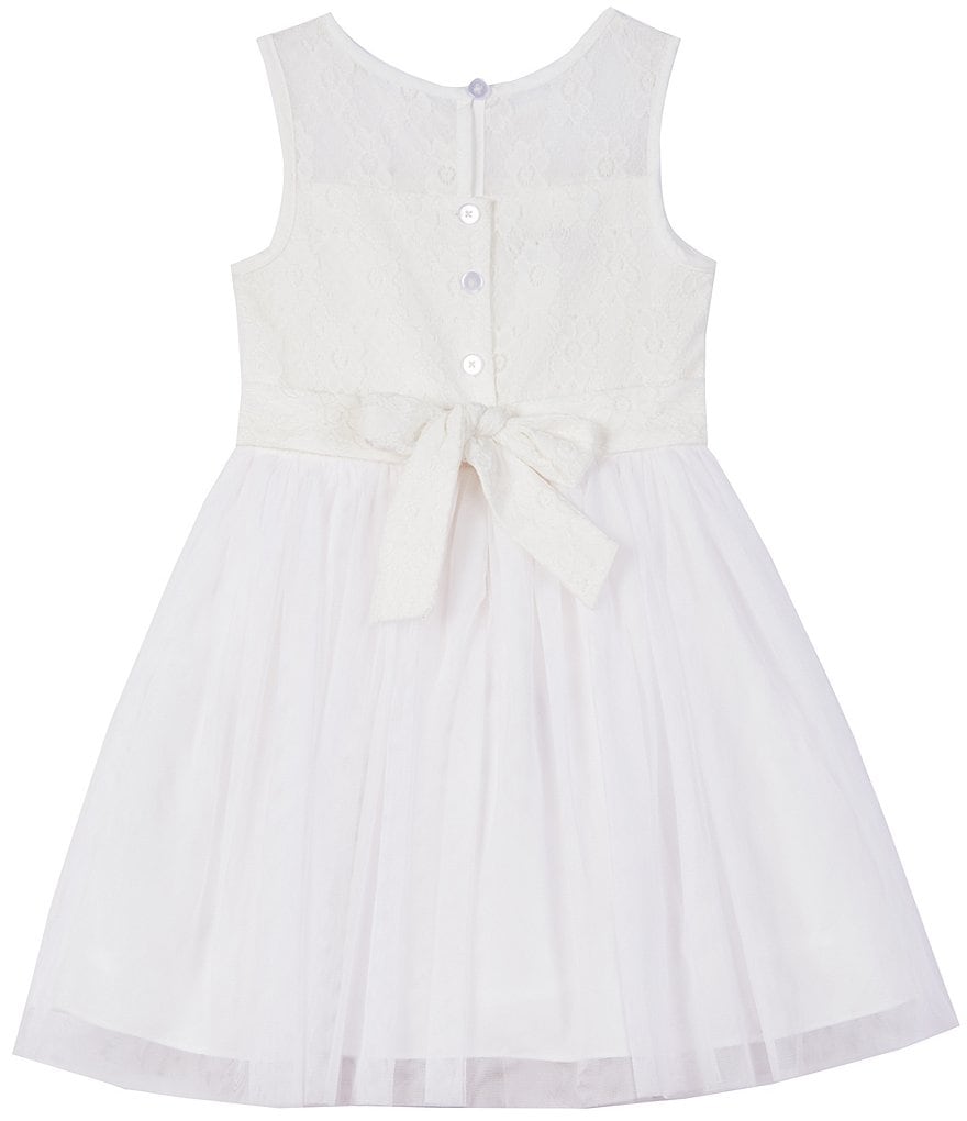 Bonnie Jean Big Girls 7-16 Sequin/Ombre Handkerchief-Hem Dress