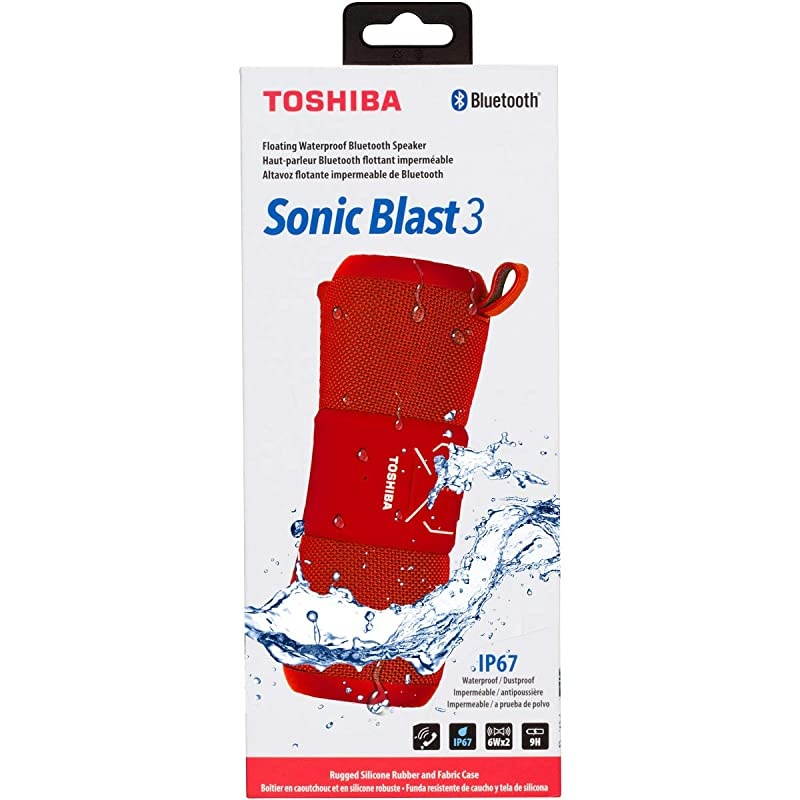 Bluetooth Speaker | Wireless Speaker with Bluetooth Tech | 9+ Hour Battery Life | Built in Microphone | Portable Speaker wDeep Base Tech is Waterproof Dustproof Sandproof | TYWSP200R