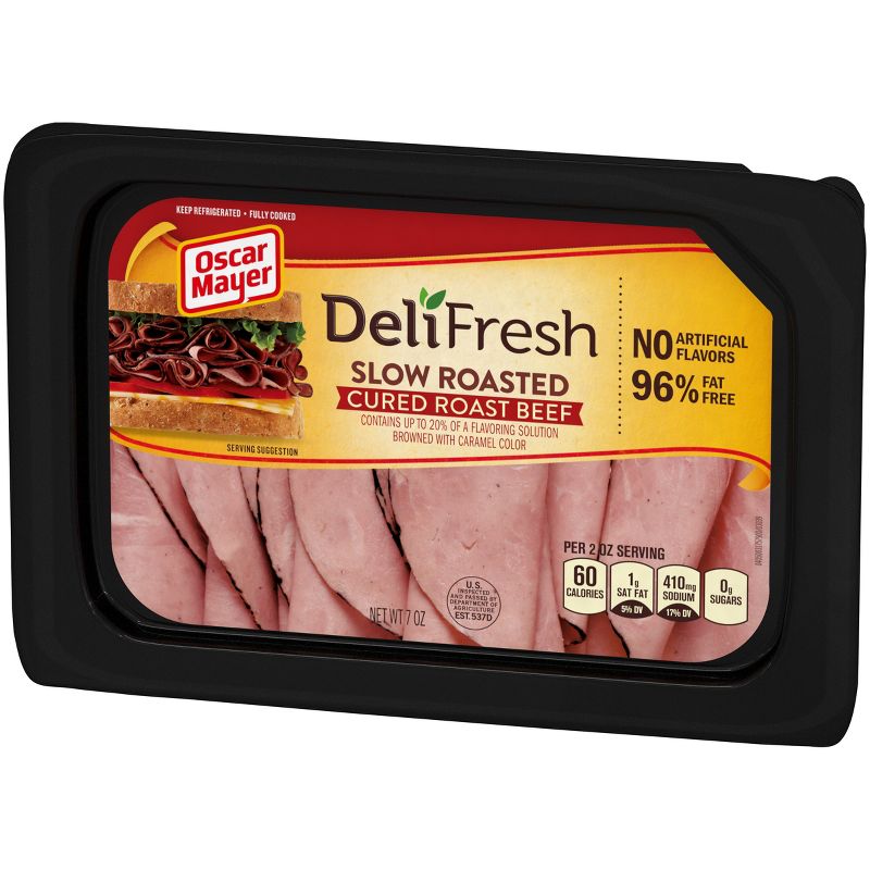 Oscar Mayer Deli Fresh Slow Roasted Cured Beef - 7oz