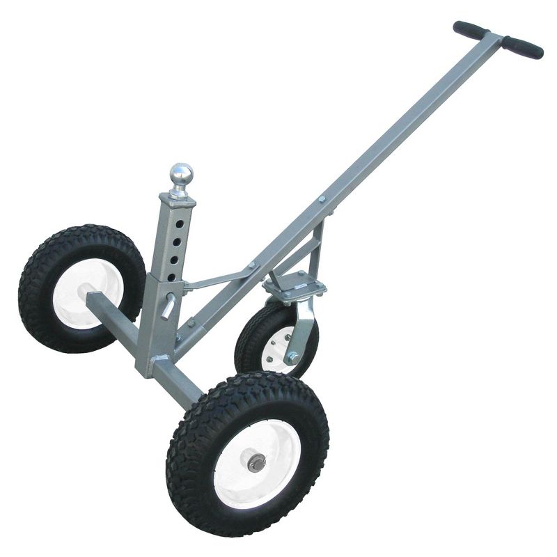 Tow Tuff TMD-800C Adjustable Solid Steel 800 lb Capacity Trailer Dolly w/ Caster